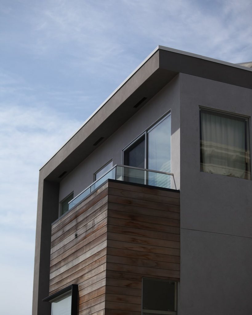 lateral vivienda unifamiliar de madera